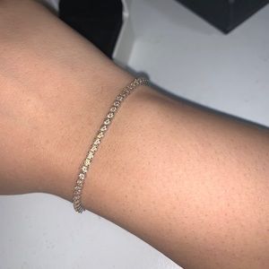 SOLD Pandora Sparkling Slider Tennis Bracelet-Gold